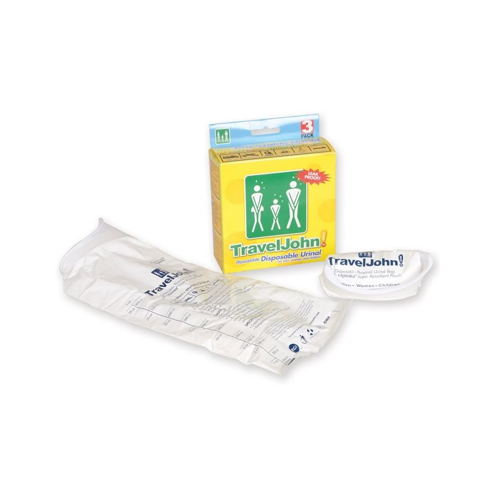 Urinale monouso con gel - 3 pezzi