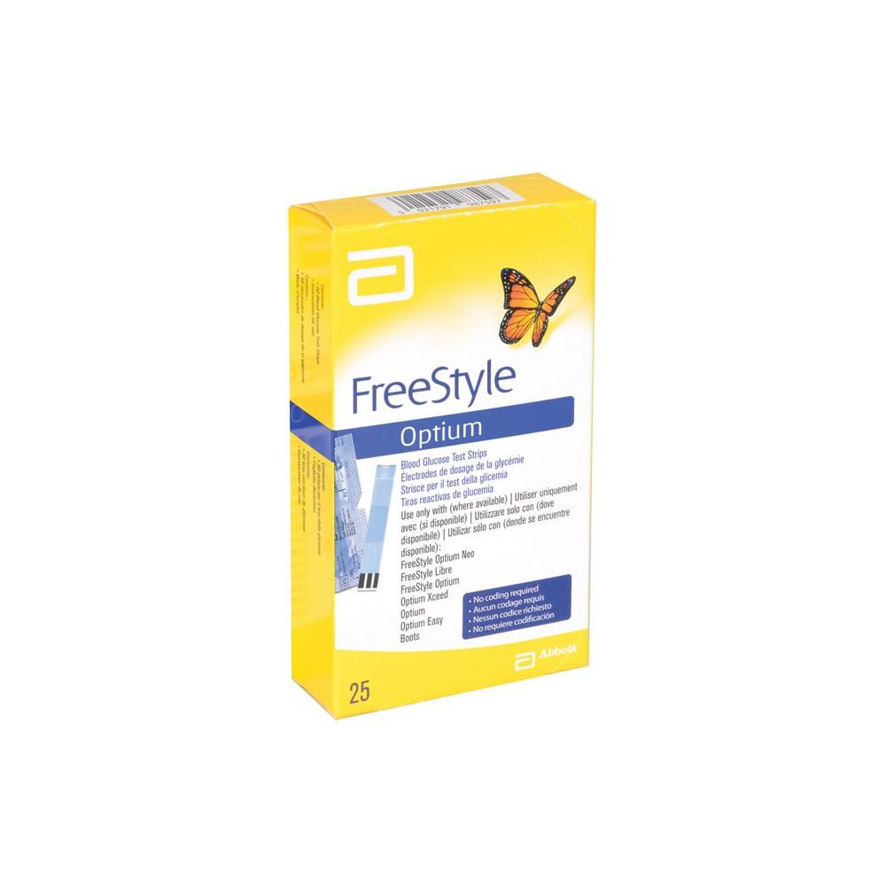 Strisce glucosio Abbott Freestyle Optium - 25 strisce