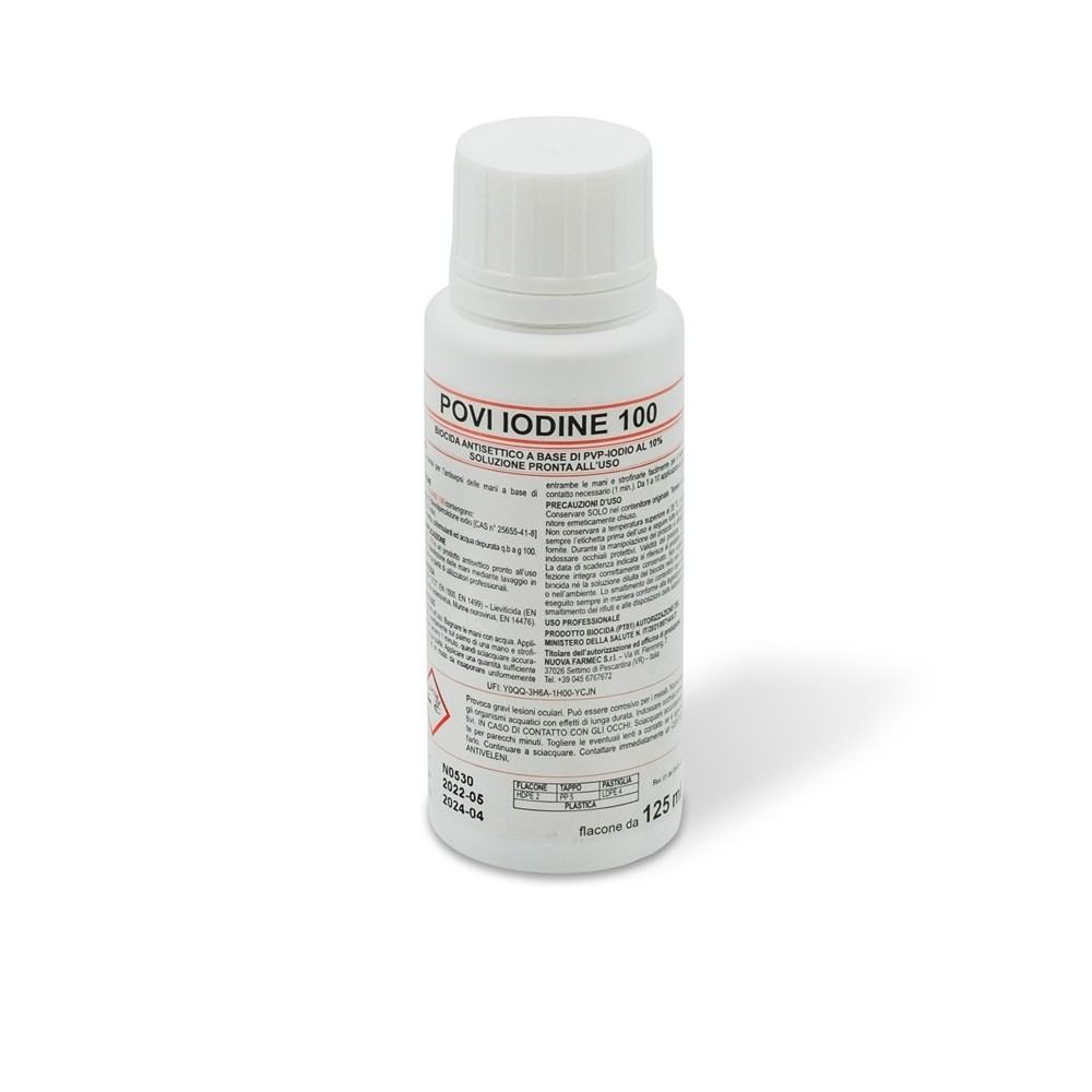 Povi-Iodine 100 antisettico 125 ml - biocida