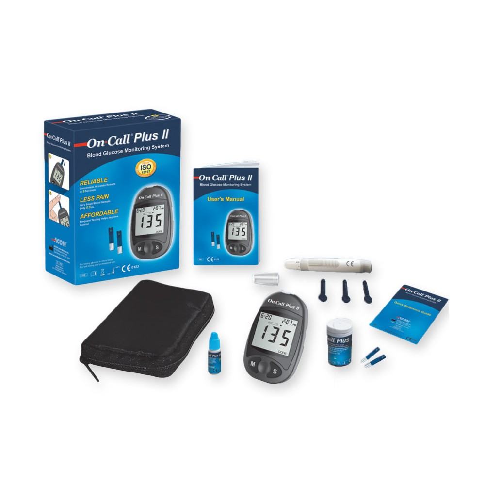 Kit glucometro On Call Plus II - mmol/L