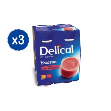 Delical bevanda ipercalorica, iperproteica Frutti rossi 12 x 200ml