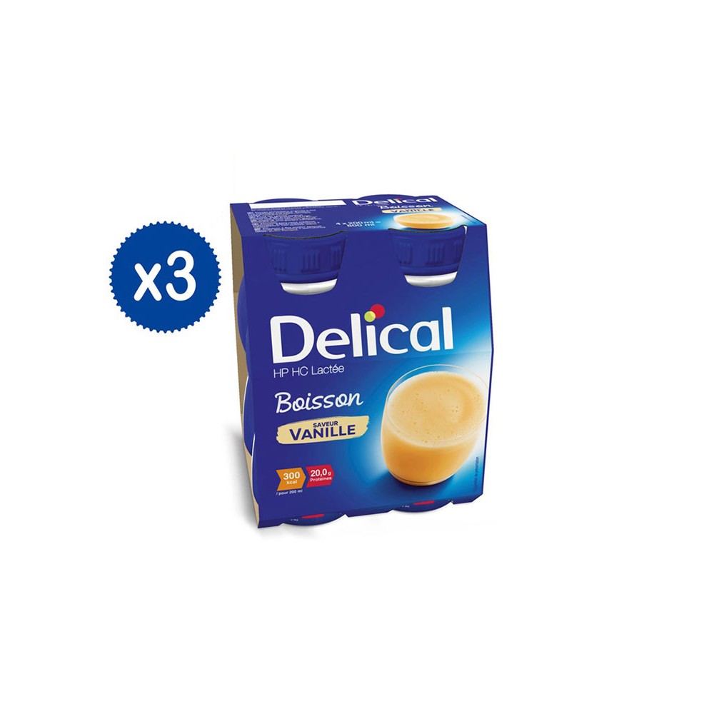 Delical bevanda ipercalorica, iperproteica Vaniglia 12 x 200ml